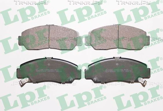 Тормозные колодки LPR передние для Honda Civic VII 2001-2005. Артикул 05P1071