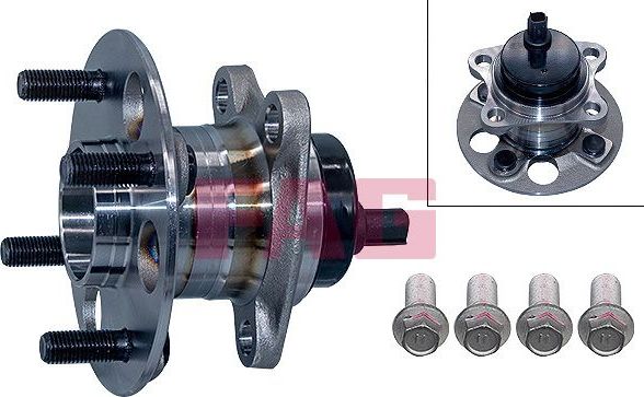 Ступица колеса с интегрированным подшипником Fag. Артикул 713 6189 90