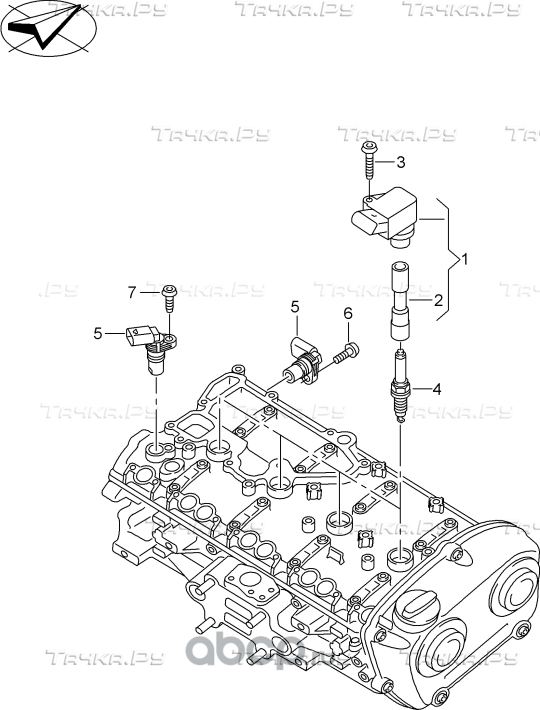 Катушка зажигания VAG. Артикул 06L905199B