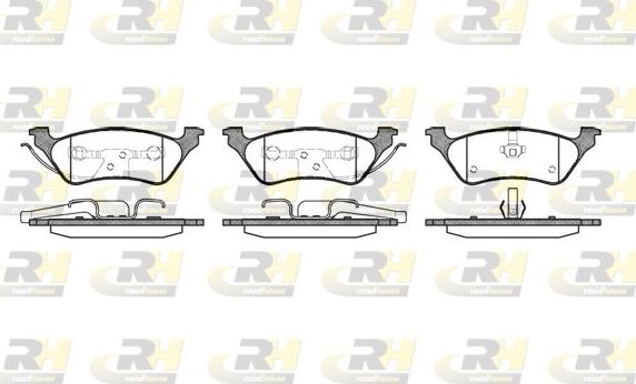 Тормозные колодки RoadHouse задние для Dodge Caravan IV 2000-2007. Артикул 2811.00