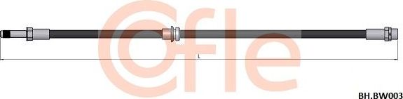 Тормозной шланг Cofle. Артикул 92.BH.BW003