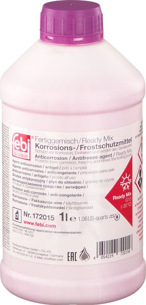 Антифриз Febi Bilstein для Audi Q8 I 2018-2025. Артикул 172015