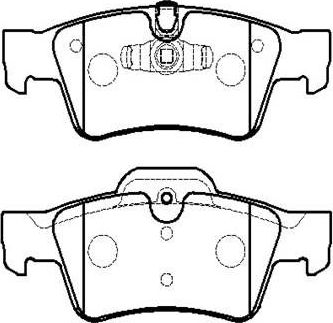 Тормозные колодки HSB. Артикул HP9949