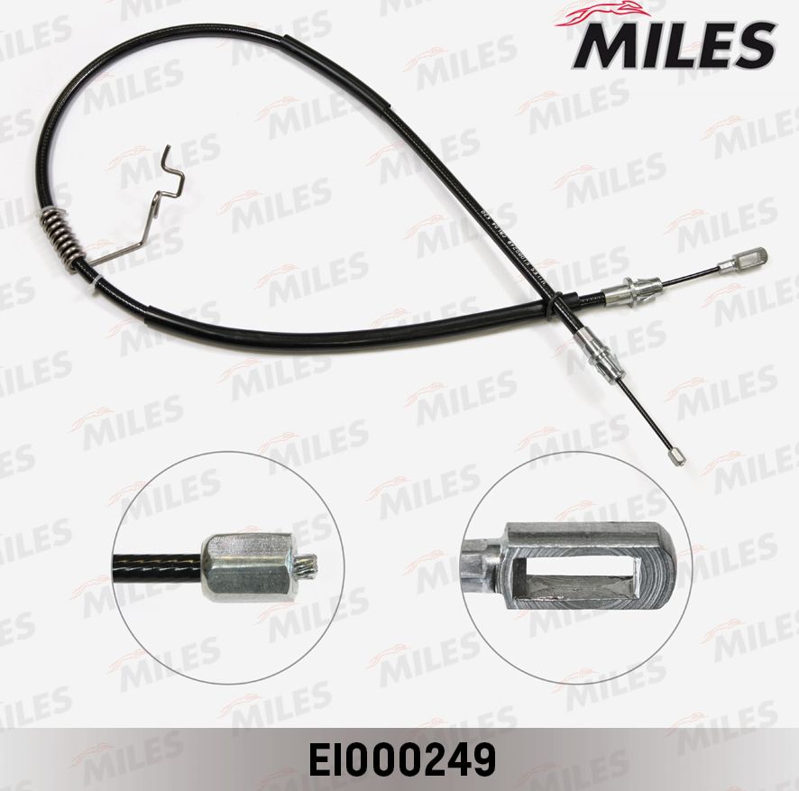 Трос ручника (тросик ручного тормоза) Miles. Артикул EI000249