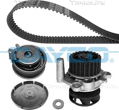 Помпа (водяной насос) с комплектом ремня ГРМ Dayco для Skoda Superb I 2001-2008. Артикул KTBWP2532