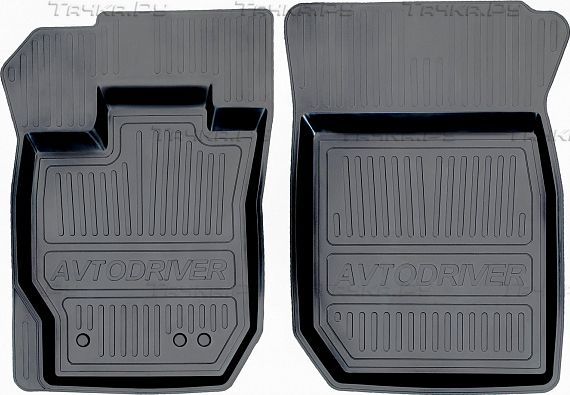 Коврики резиновые Avtodriver для салона Lada Largus 2012-2026. Артикул ADRJET005-2