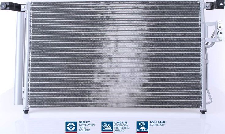 Радиатор кондиционера (конденсатор) Nissens (алюминий). Артикул 94869