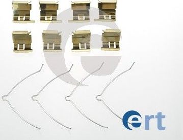 Комплектующие тормозных колодок Toyota Corolla E11 1997-2001 ERT. Артикул 420082