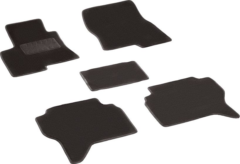 Коврики текстильные Seintex на нескользящей основе для салона Mitsubishi Pajero IV 2006-2026. Артикул 82764