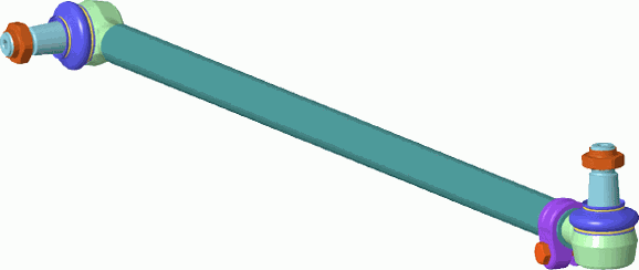 Рулевая тяга продольная Lemforder. Артикул 26831 01