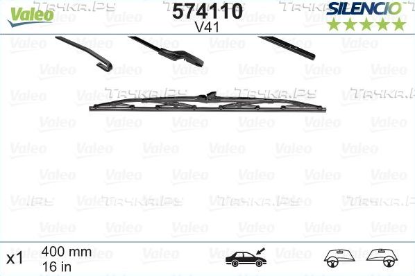 Щетка стеклоочистителя (дворник) Valeo задняя для Ford Galaxy I 1995-2006. Артикул 574110