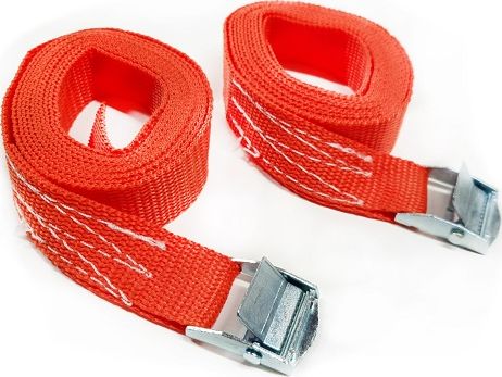 Набор крепежных ремней Полярник (350кг длина/ 700кг обхват, лента 25мм, длина 2,5м, 2шт). Артикул 262-020