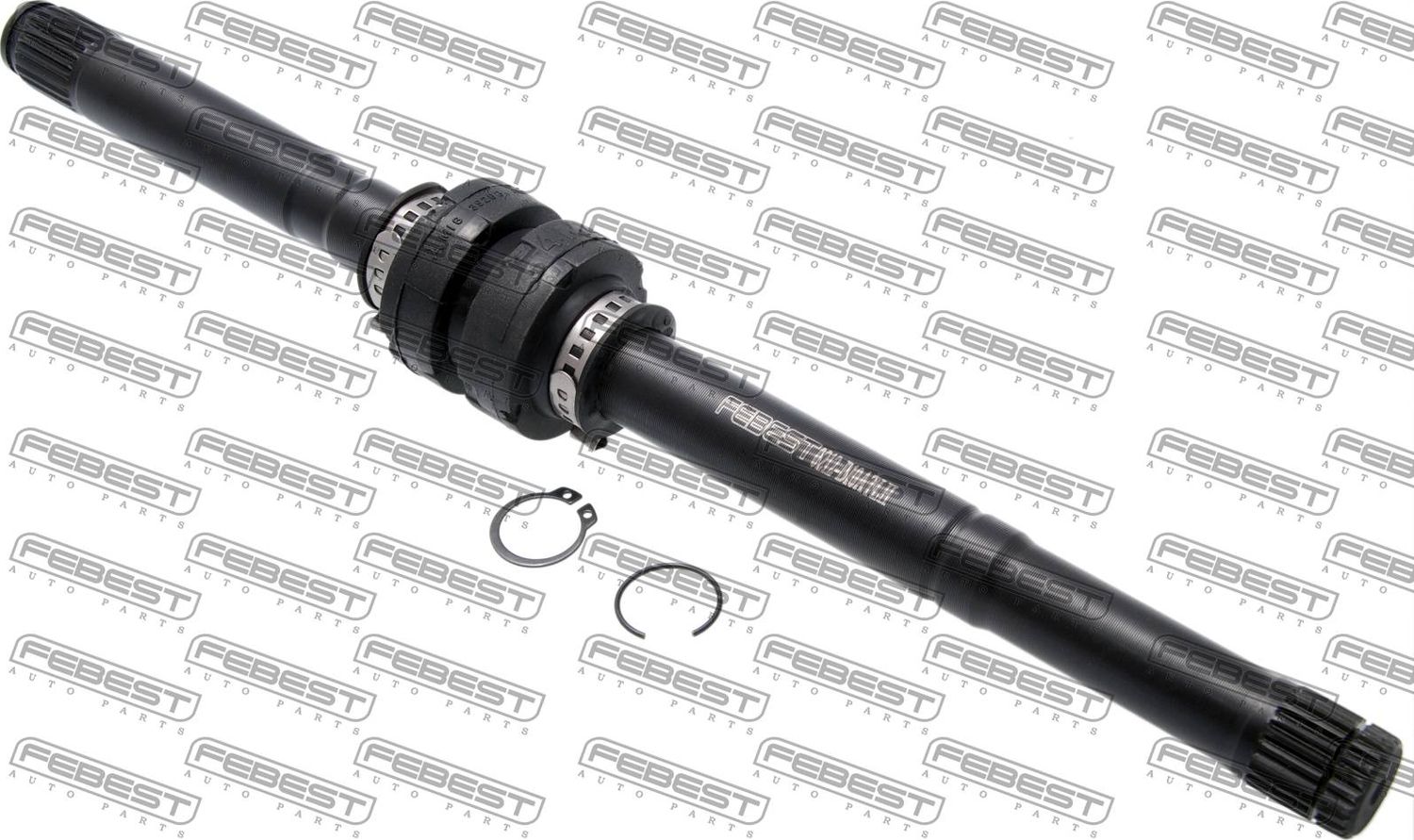 Полуось (привод в сборе, приводной вал) Febest. Артикул 0212-B10ATLH