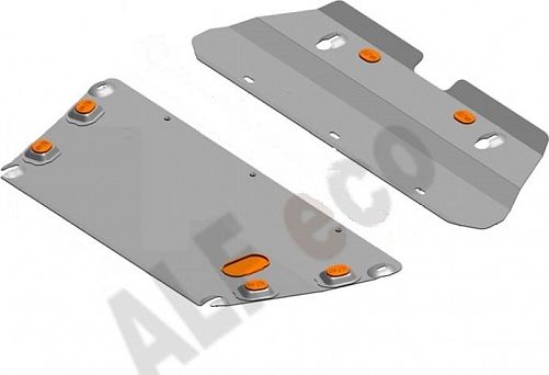 Защита Alfeco для картера и КПП Hyundai Trajet 1999-2008. Артикул ALF.10.53