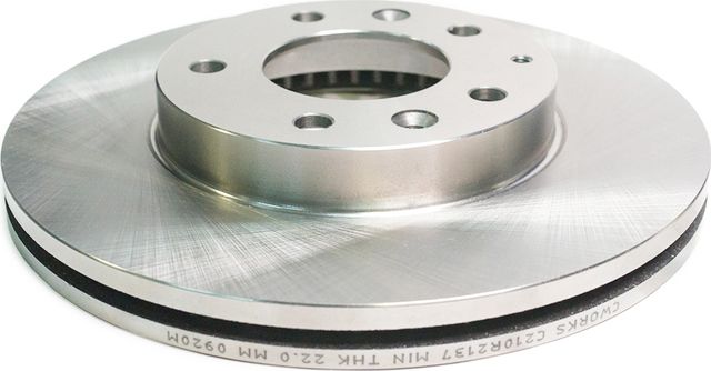 Тормозной диск Cworks передний для Mazda 6 I (GG) 2002-2007. Артикул C210R2137