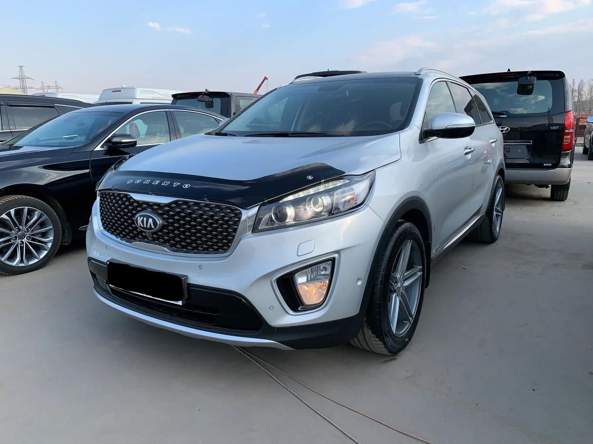 Дефлектор VT52 для капота Kia Sorento III (Prime) 2015-2026. Артикул KA56VT