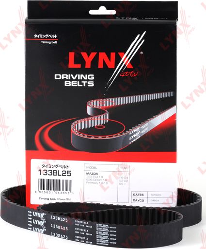 Ремень ГРМ LYNXauto. Артикул 133BL25