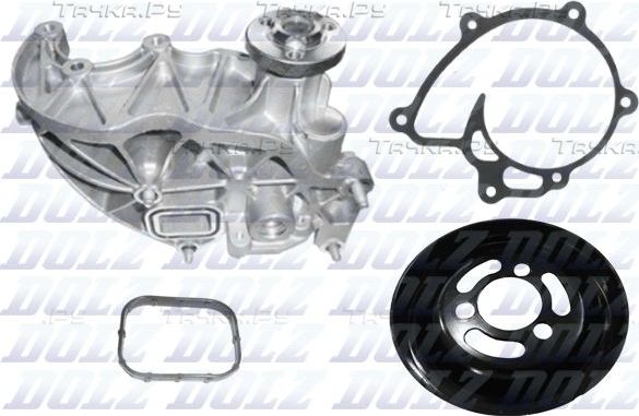 Помпа (водяной насос) Dolz для Chevrolet Captiva I 2011-2016. Артикул O282