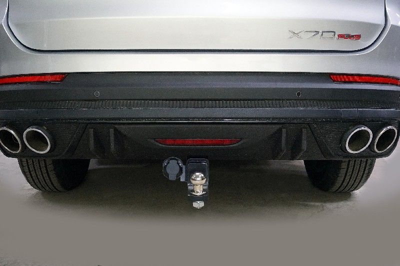 Фаркоп ТСС под американский квадрат для Jetour X70 Plus 2WD 2023-2026. Артикул TCU00382