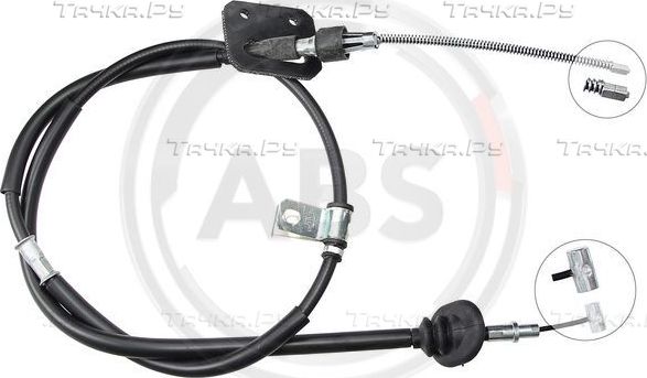 Трос ручника (тросик ручного тормоза) ABS. Артикул K15928