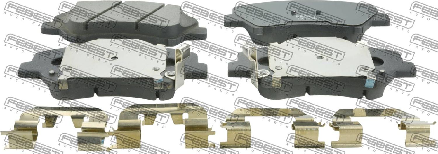 Тормозные колодки Febest. Артикул 1201-SBF