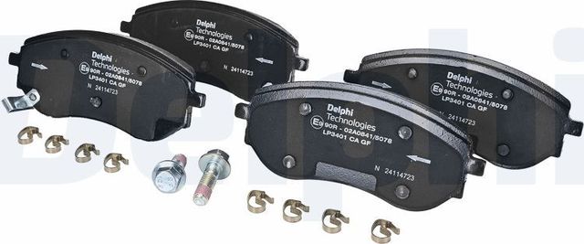 Тормозные колодки Delphi (Low-Metallic). Артикул LP3401