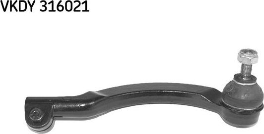 Наконечник рулевой тяги SKF. Артикул VKDY 316021