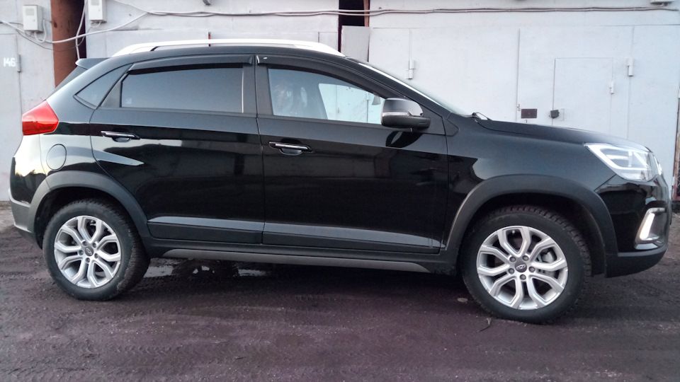 Дефлекторы Cobra Tuning для окон Chery Tiggo 2 2016-2020. Артикул C21617