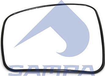 Зеркальное стекло, широкоугольное зеркало Sampa. Артикул 032.318