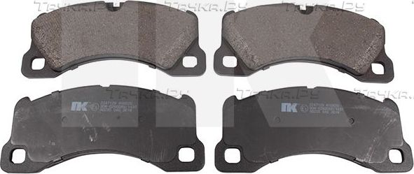Тормозные колодки NK передние для Porsche Cayenne II (958) 2010-2014. Артикул 2247129