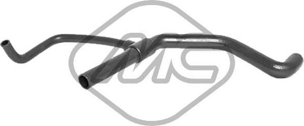 Патрубок радиатора (системы охлаждения) Metalcaucho. Артикул 09255