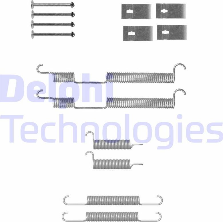 Комплектующие, тормозная колодка Delphi. Артикул LY1355