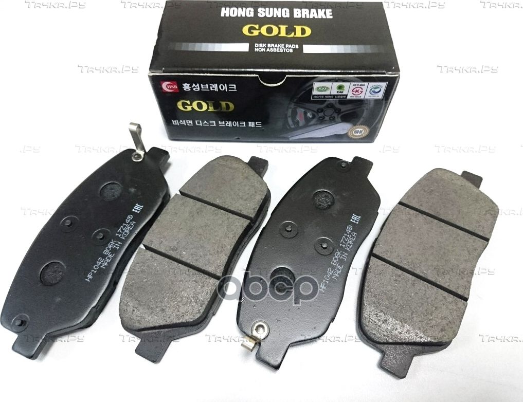 Тормозные колодки HSB передние для Hyundai Santa Fe II 2006-2012. Артикул HP1042