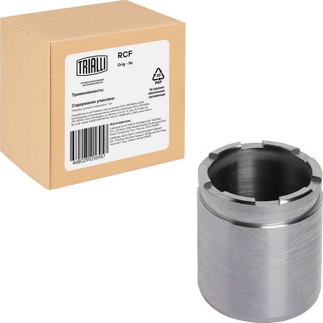 Поршень тормозного суппорта Trialli передний для Subaru Forester II 2002-2008. Артикул RCF 012018