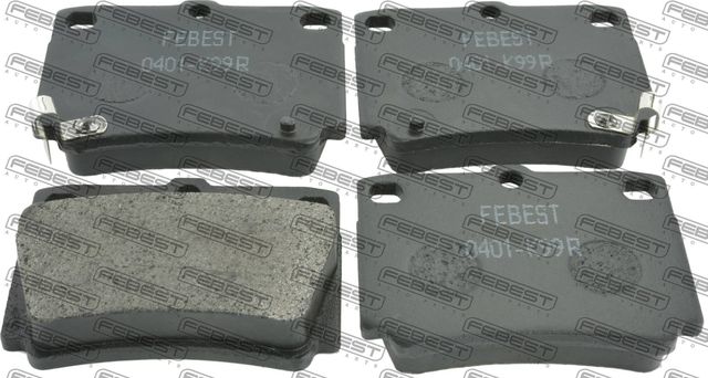 Тормозные колодки Febest. Артикул 0401-K99R
