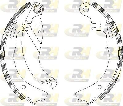 Тормозные колодки RoadHouse задние для Opel Corsa A 1982-1993. Артикул 4073.00