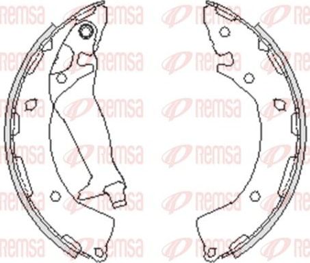Тормозные колодки Remsa. Артикул 4248.00