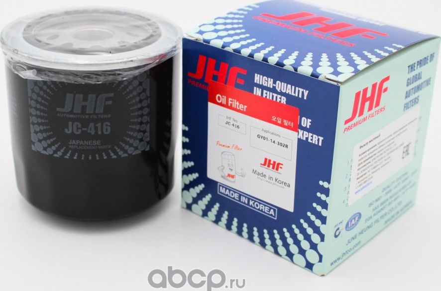 JHF фильтр масл. JC-416 JHF. Артикул JC416
