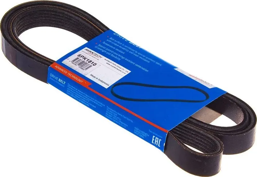 Ремень поликлиновой (Avantech). Артикул 6PK1810