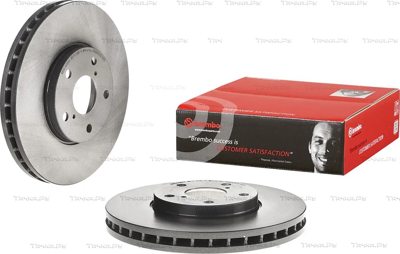 Тормозной диск Brembo PRIME LINE - UV Coated передний для Lexus IS I 1999-2005. Артикул 09.7931.11