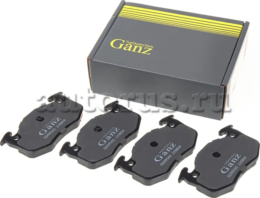 Колодки задние (Ganz). Артикул GIJ09505