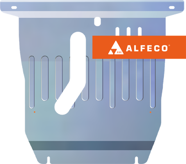 Защита алюминиевая Alfeco для картера и КПП Chery Tiggo T11 2005-2008. Артикул ALF.02.06al