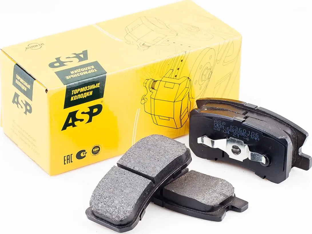 Колодки тормозные задние MITSUBISHI OUTLANDER LANCER PAJERO (ASP) ASP. Артикул K360106