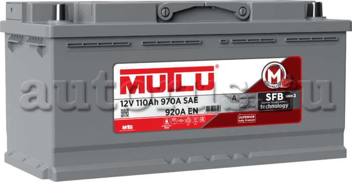 L6.110.092.A_аккумуляторная батарея! 110Ah 920A + справа 393/175/190/ (Mutlu). Артикул L6110092A
