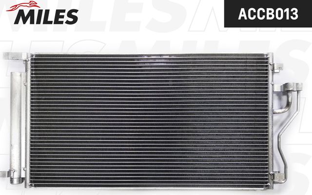 Радиатор кондиционера (конденсатор) Miles (алюминий). Артикул ACCB013