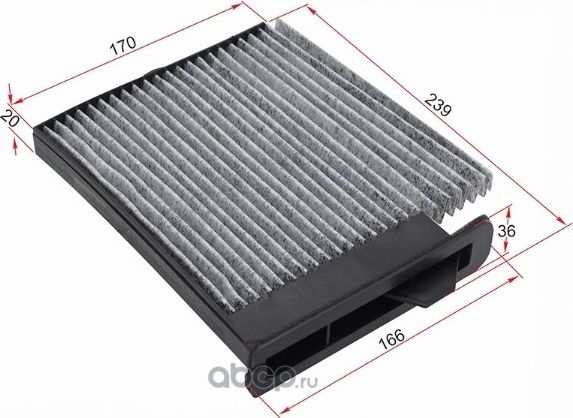 ФИЛЬТР САЛОНА NISSAN NV200TIIDA 07- LHD УГОЛЬНЫ (SAT). Артикул ST27891EL00AU