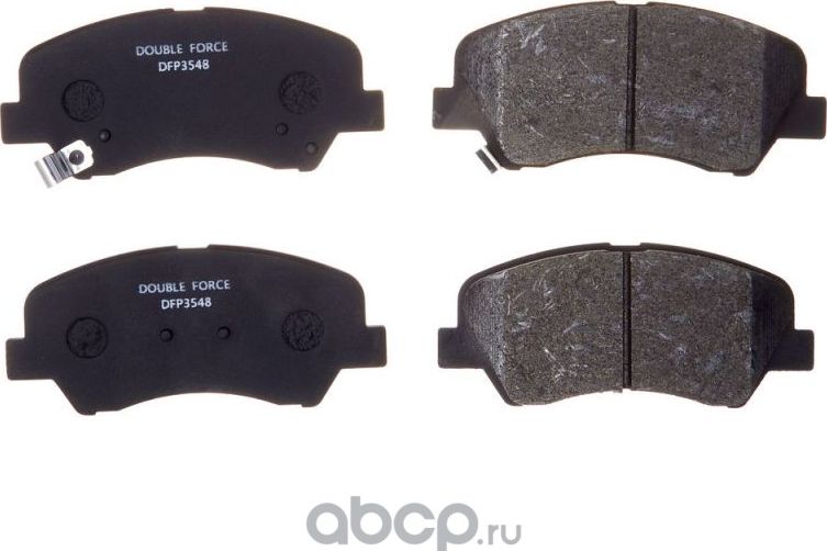 Колодки тормозные дисковые (Double Force). Артикул DFP3548
