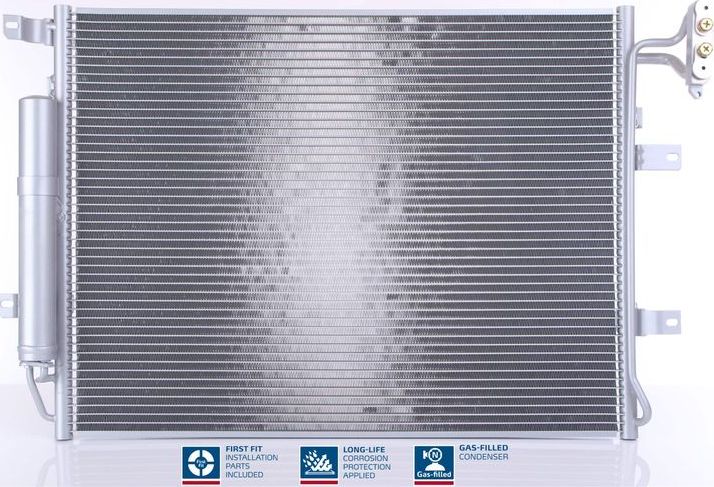 Радиатор кондиционера (конденсатор) Nissens (алюминий). Артикул 940482