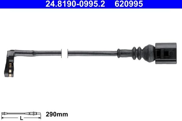 Датчик износа тормозных колодок  ATE. Артикул 24.8190-0995.2