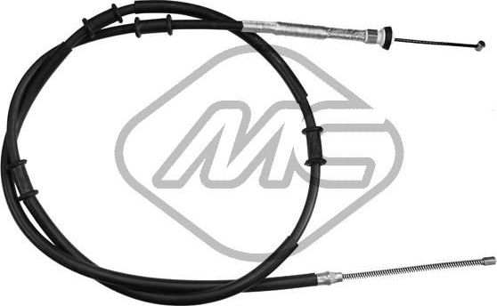 Трос ручника (тросик ручного тормоза) Metalcaucho. Артикул 81388